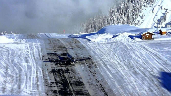 ice on runway