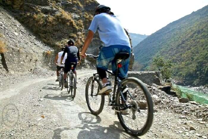 mountain biking rishikesh