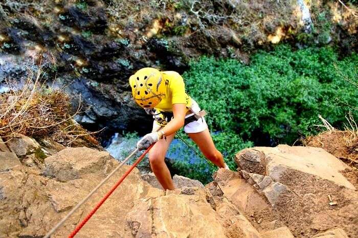 rappelling in rishikesh