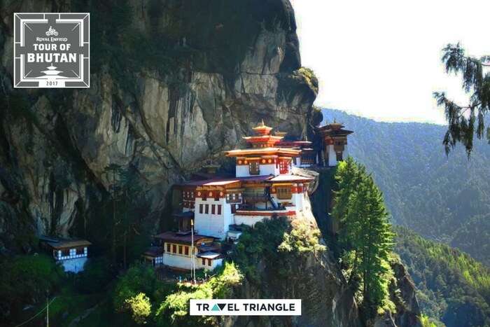 the mesmerising views of tiger's nest