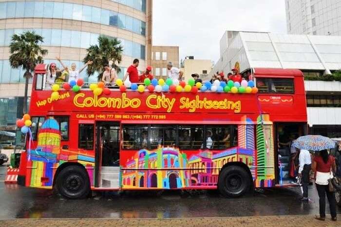 colombo city tour bus