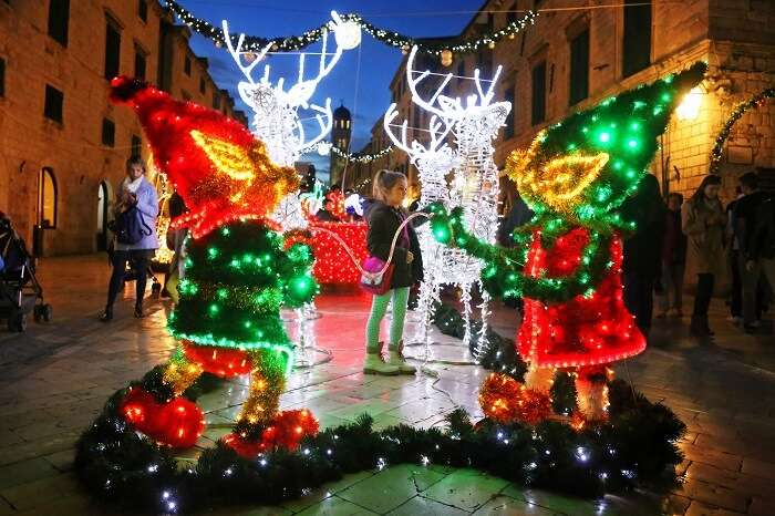 Christmas in Dubrovnik in Croatia is among the best places to spend Christmas in Europe