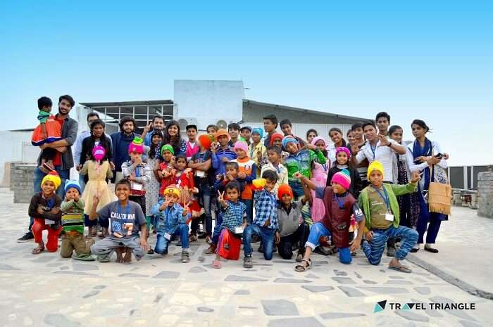 group picture of bucketeers on children's day