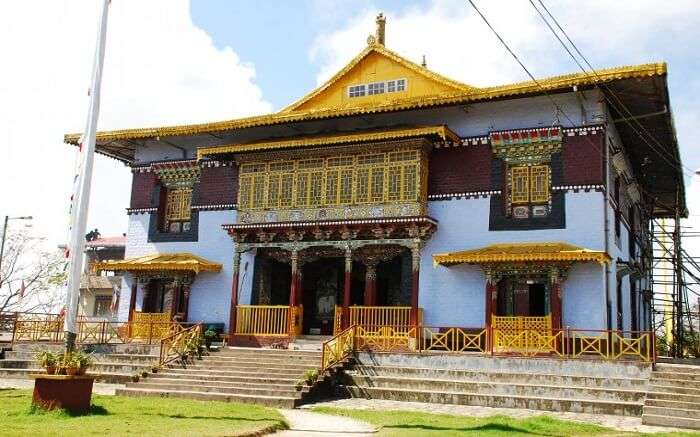 A view of Pemayangtse Monastery in Sikkim 