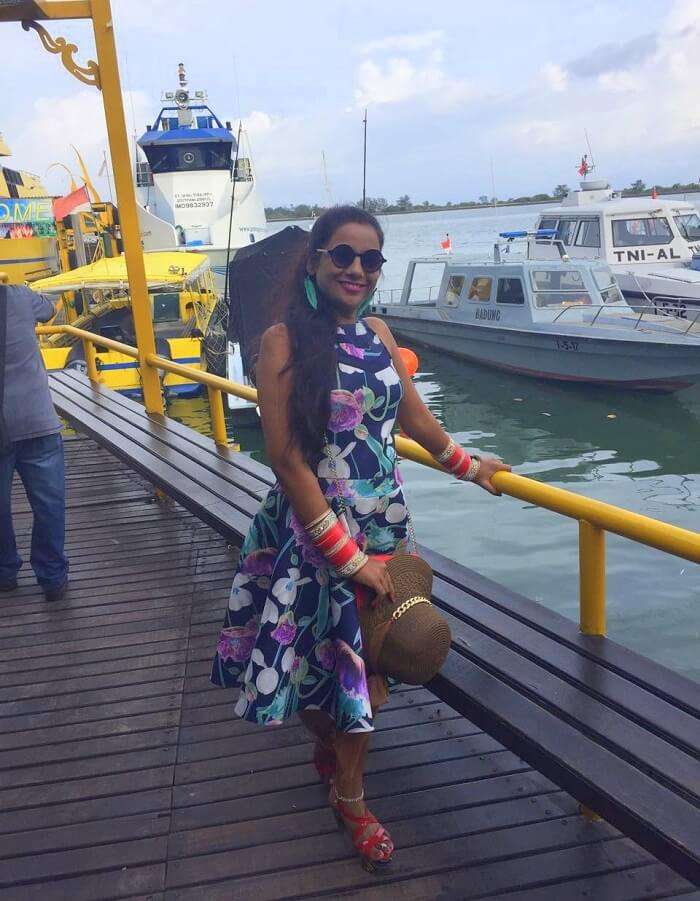 pankaj honeymoon trip to bali: aboard the sunset dinner cruise