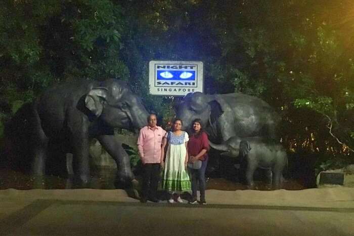 saurabhi singapore family trip: enjoying at the zoo