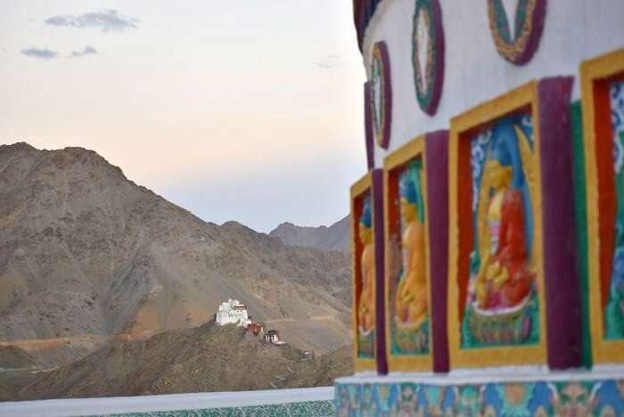 lokpal romantic trip to ladakh: views from stupa