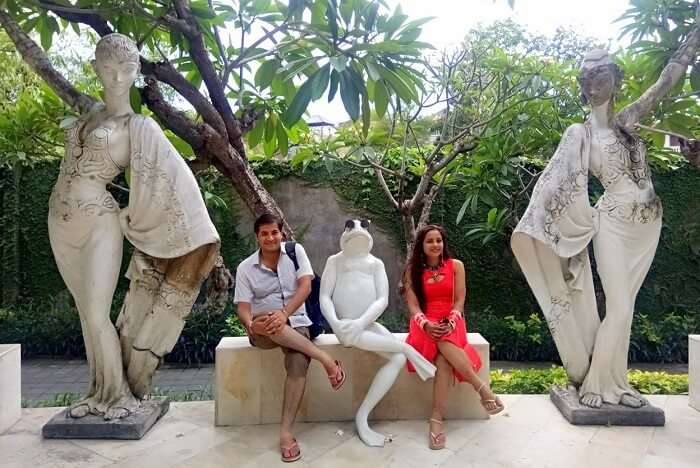 pankaj honeymoon trip to bali: exploring bali with wife