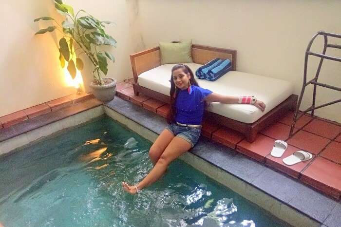 pankaj honeymoon trip to bali: inside the private pool villa