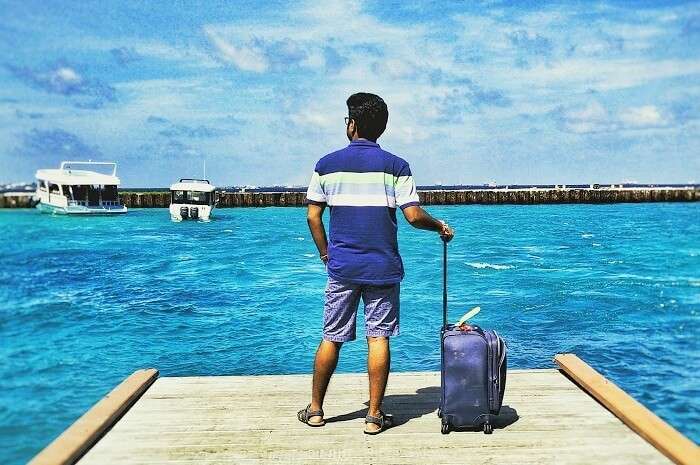arriving in maldives