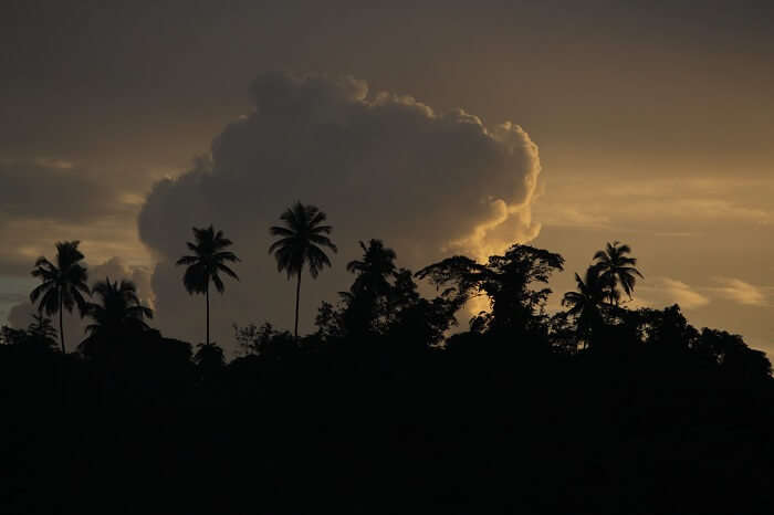 cloudy sky in andaman