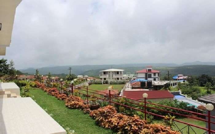 Nature view from the balcony of the Cloud 9 Hills Resort 