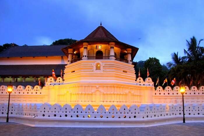 Pay your respects at the Temple of Tooth Relic in Sri Lanka
