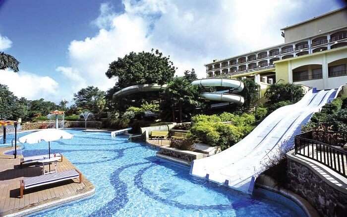 Waterpark view of Fariyas Resort in Khandala