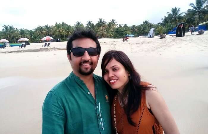 couple on a beach