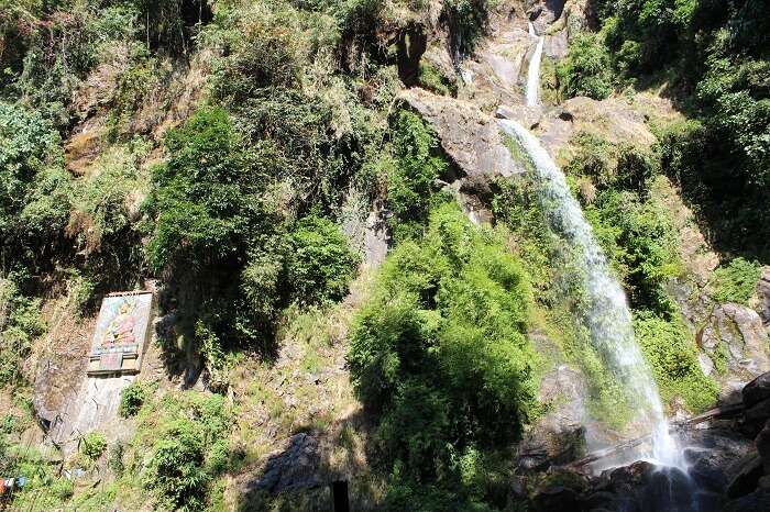seven sister falls on way to lachung