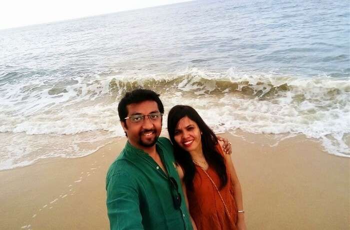 Couple on a beach holiday