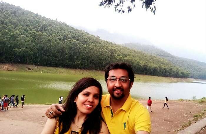 Couple at Mattupetty Dam