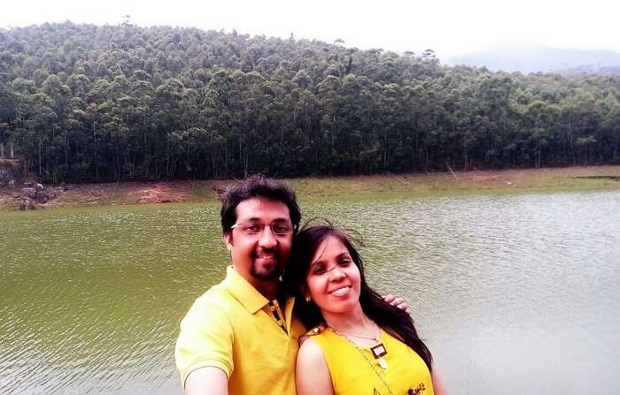 Couple at Mattupetty Lake