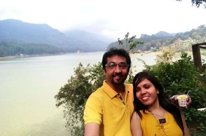 Couple at Mattupetty Lake