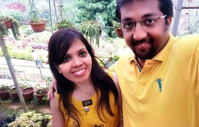 Couple at Munnar Gardens