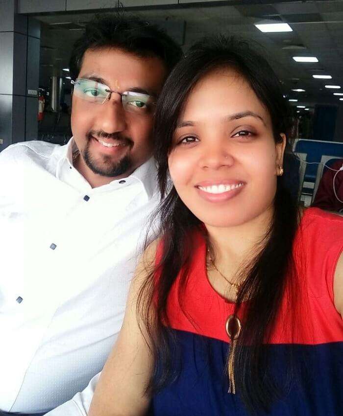 Couple traveling to Kerala
