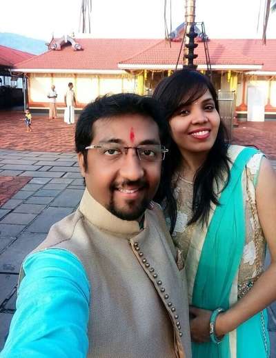Couple at Shiva Temple
