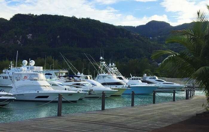 Ferries at Praslin Island, Seychelles