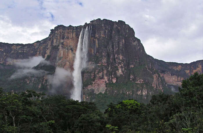 Thác thiên thần ở Venezuela