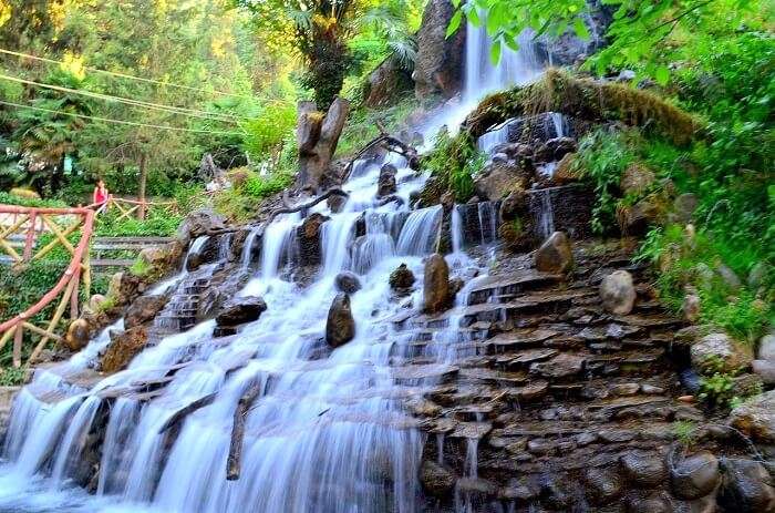 Waterfall in Company Garden Mussoorie