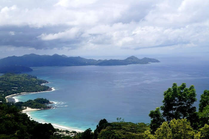 Mahe island in Seychelles