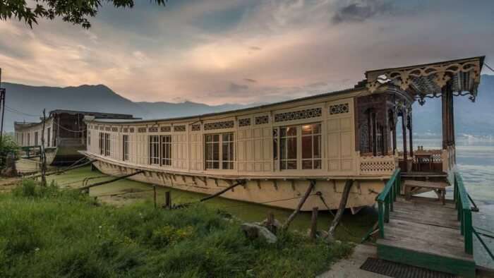 Houseboat by the Dal Lake
