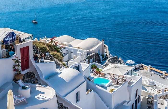 thiên đường trắng của Santorini, Hy Lạp