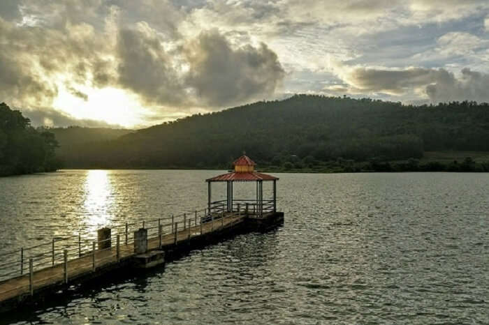 Hirekolale Lake Panoramic View