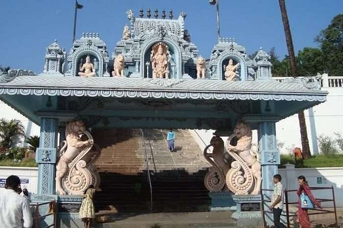 Entry of Horanadu Annapoorneshwari Temple