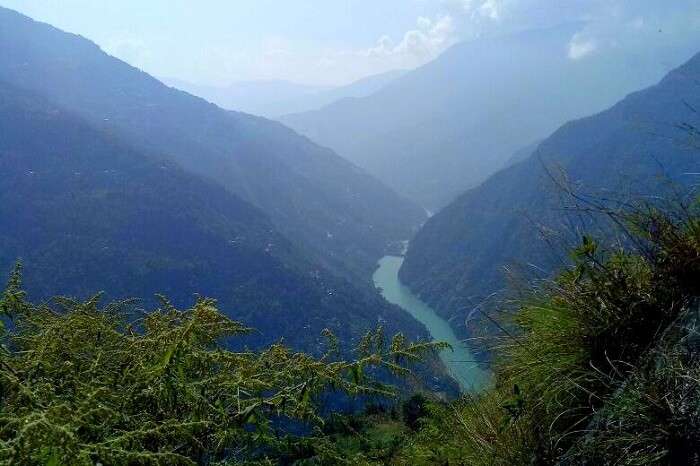 scenery in bhutan 