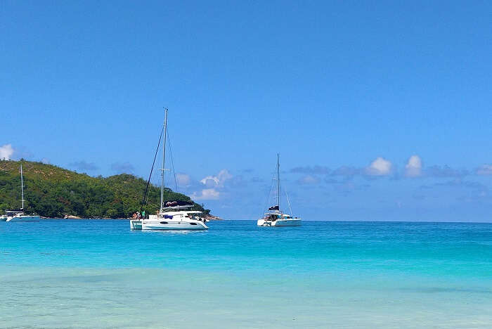 sandeep seychelles trip: boating in seychelles 