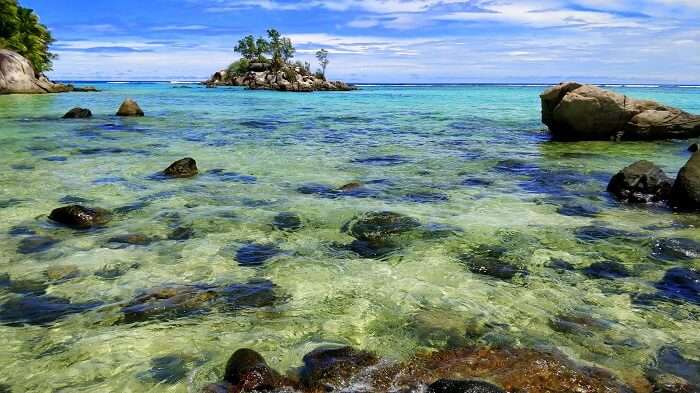 sandeep seychelles trip: mahe beach