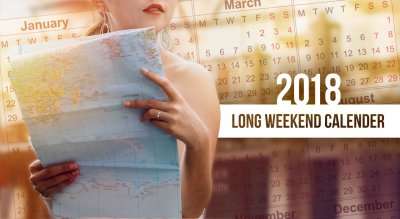 Long Weekend Calendar 2018 cover