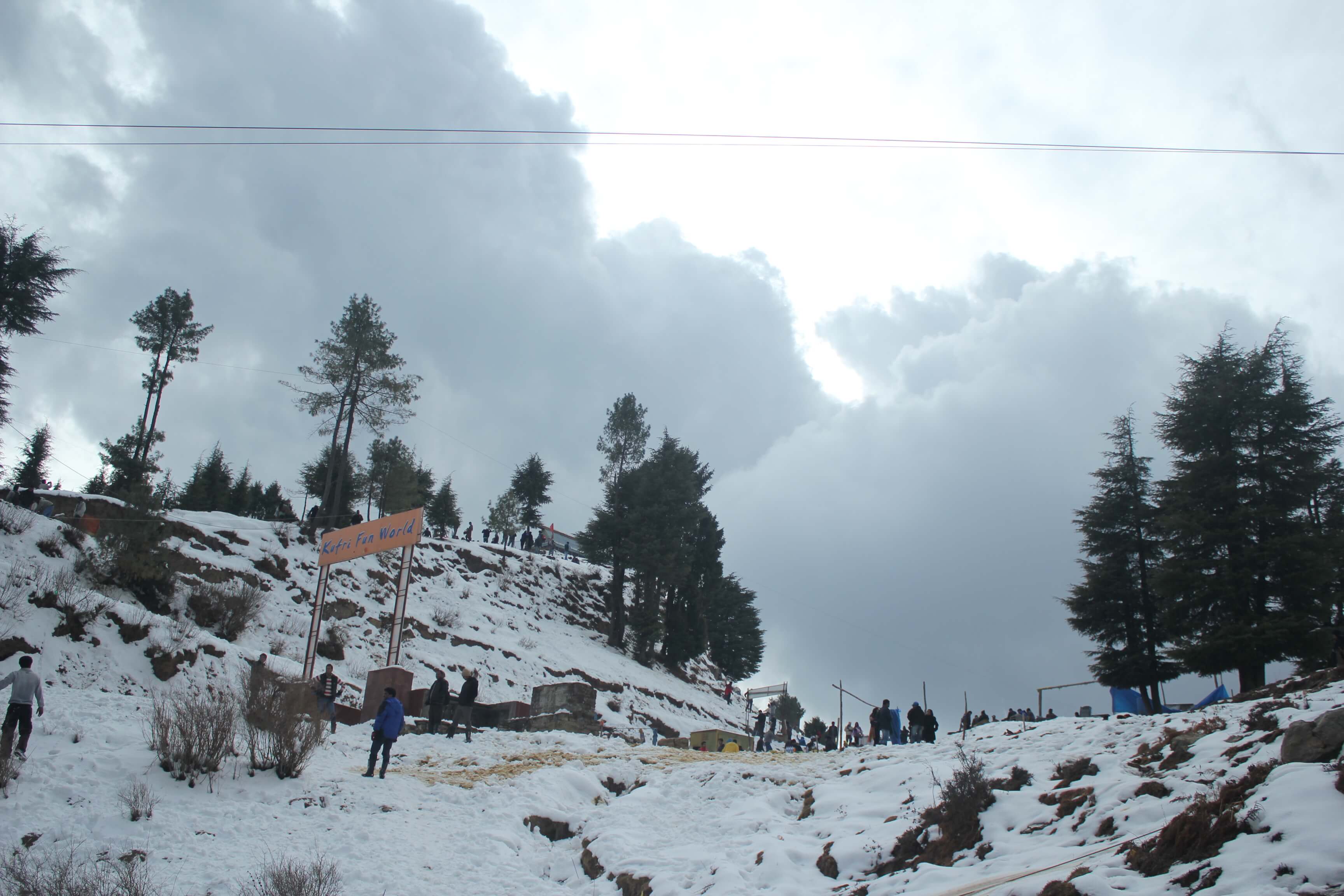 snow covered Mahasu Peak