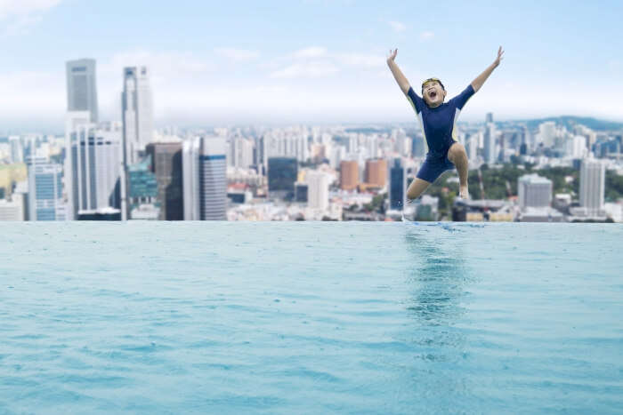 Infinity pool in Singapore