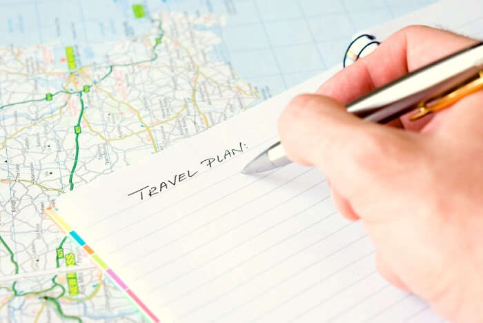 planning your trip ahead of time is a strategy for