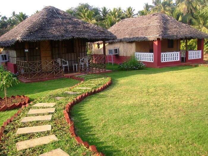 beach bay cottages in Goa