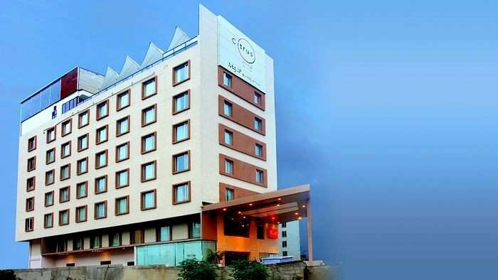 Side view of Citrus Hotel Panchgani