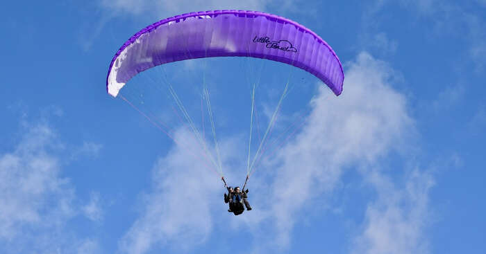 Adventurous Paragliding In Naukuchiatal