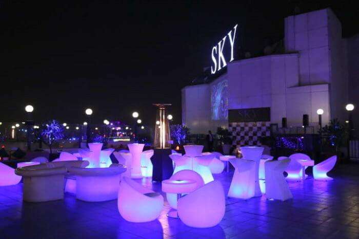 Rooftop At Sky Lounge New Delhi