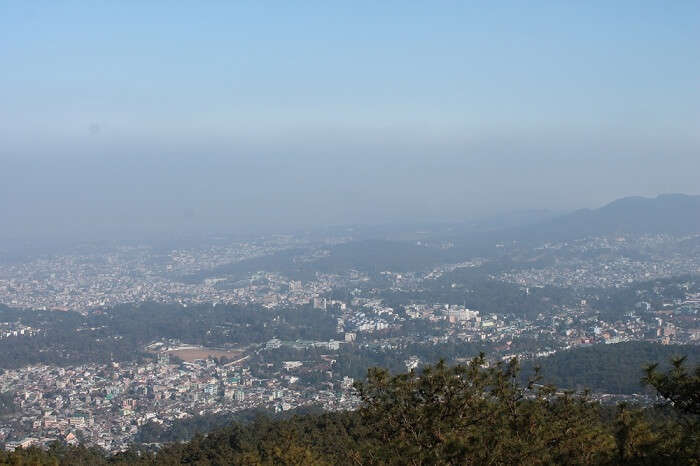 view from top of sohpetbneng peak