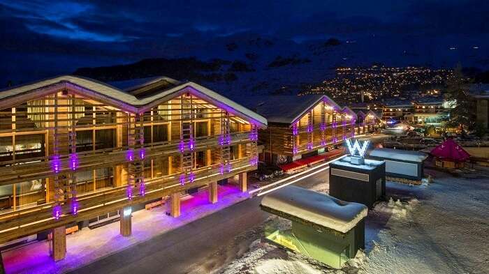 W Verbier hotel in Switzerland