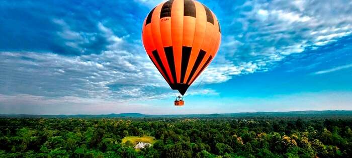 hot air balloon ride in goa india