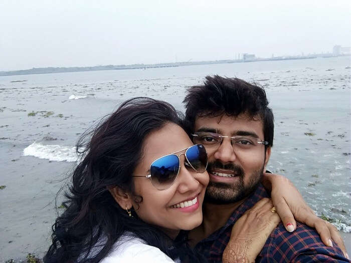 Romantic Couple on Kerala Honeymoon